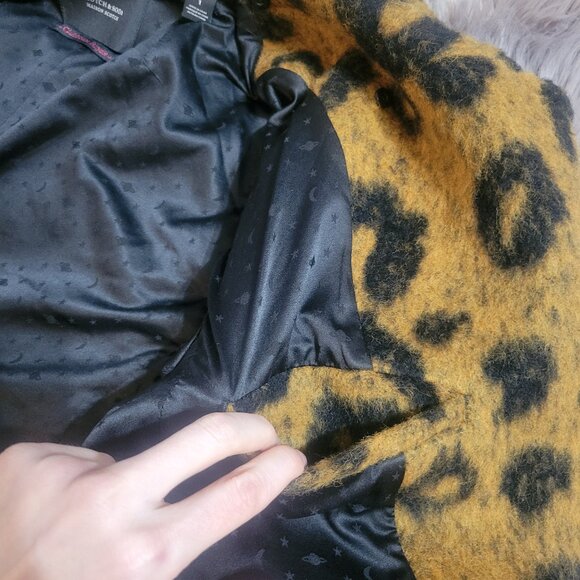 Scotch and Soda Leopard Blazer Style Coat - Picture 4 of 6